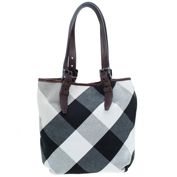 Burberry mega check Victoria Lowry tote bag. Authentic - Picture 4 of 10